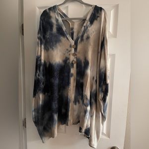 🔺SOLD Tie Dye Poncho